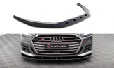 Maxton Design spoiler predného nárazníka AUDI S8 D5 pred FL Ver.2 - carbon look