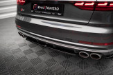 Maxton Design stredový spoiler zadného nárazníka AUDI S8 D5 pred FL - čierny lesklý