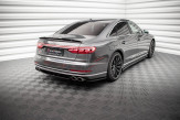 Maxton Design bočné spoilery zadného nárazníka AUDI S8 D5 pred FL - carbon look