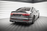 Maxton Design bočné spoilery zadného nárazníka AUDI S8 D5 pred FL Ver.2 - carbon look