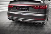 Maxton Design spoiler zadného nárazníka AUDI S8 D5 pred FL - čierny lesklý