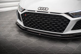 Maxton Design spoiler predného nárazníka Audi R8 V10 po FL (2018-) Ver.2 - čierny lesklý