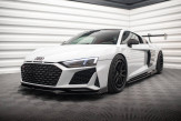 Maxton Design spoiler predného nárazníka Audi R8 V10 po FL (2018-) Ver.3 - čierny lesklý + krídielka