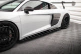 Maxton Design bočné prahové lišty Audi R8 V10 po FL (2018-) Ver.2 - čierny lesklý