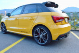 Maxton Design bočné prahové lišty AUDI S1 8X - čierny lesklý