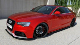 Maxton Design bočné prahové lišty AUDI RS5 B8 - carbon look