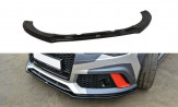 Maxton Design spoiler predného nárazníka AUDI RS6 C7 Ver.1 - carbon look