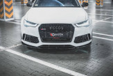 Maxton Design spoiler predného nárazníka AUDI RS6 C7 Ver.3 - čierny lesklý