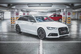 Maxton Design spoiler predného nárazníka AUDI RS6 C7 Ver.3 - čierny lesklý