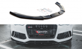 Maxton Design spoiler predného nárazníka AUDI RS6 C7 Ver.3 - carbon look