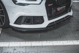 Maxton Design spoiler predného nárazníka AUDI RS6 C7 Ver.3 - carbon look