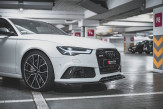 Maxton Design spoiler predného nárazníka AUDI RS6 C7 Ver.4 - čierny lesklý