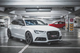 Maxton Design spoiler predného nárazníka AUDI RS6 C7 Ver.4 - čierny lesklý