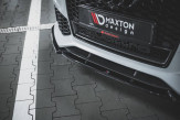 Maxton Design spoiler predného nárazníka AUDI RS6 C7 Ver.4 - čierny lesklý