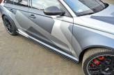 Maxton Design bočné prahové lišty AUDI RS6 C7 - čierny lesklý