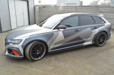 Maxton Design bočné prahové lišty AUDI RS6 C7 - carbon look