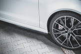 Maxton Design bočné prahové lišty AUDI RS6 C7 Ver.2 - čierny lesklý