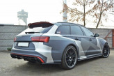 Maxton Design bočné spoilery zadného nárazníka AUDI RS6 C7 - carbon look