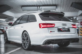 Maxton Design bočné spoilery zadného nárazníka AUDI RS6 C7 Ver.2 - čierny lesklý