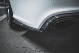 Maxton Design bočné spoilery zadného nárazníka AUDI RS6 C7 Ver.2 - carbon look