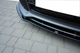 Maxton Design spoiler predného nárazníka AUDI RS7 C7 po FL Ver.1 - čierny lesklý