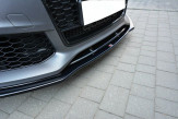 Maxton Design spoiler predného nárazníka AUDI RS7 C7 po FL Ver.1 - carbon look