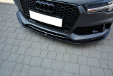 Maxton Design spoiler predného nárazníka AUDI RS7 C7 po FL Ver.1 - carbon look