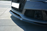 Maxton Design spoiler predného nárazníka AUDI RS7 C7 po FL Ver.2 - carbon look