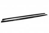 Maxton Design bočné prahové lišty AUDI RS7 C7 po FL - čierny lesklý
