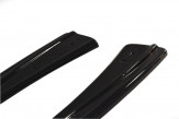 Maxton Design bočné spoilery zadného nárazníka AUDI RS7 C7 po FL - čierny lesklý