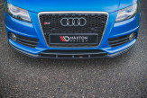 Maxton Design spoiler predného nárazníka AUDI A4 S-Line / S4 B8 pred FL - carbon look