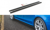 Maxton Design bočné prahové lišty AUDI A4 / A4 S-Line / S4 B8 - carbon look