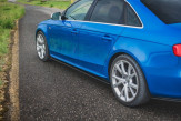 Maxton Design bočné prahové lišty AUDI A4 / A4 S-Line / S4 B8 - carbon look