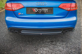 Maxton Design stredový spoiler zadného nárazníka AUDI A4 S-Line / S4 B8 Sedan pred FL - carbon look