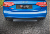 Maxton Design bočné spoilery zadného nárazníka AUDI A4 S-Line / S4 B8 Sedan pred FL - carbon look