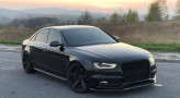 Maxton Design spoiler predného nárazníka AUDI A4 S-Line / S4 B8 po FL Ver.1 - čierny lesklý