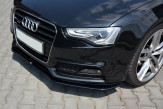 Maxton Design spoiler predného nárazníka AUDI A5 S-Line / S5 B8 po FL Ver.2 - čierny lesklý