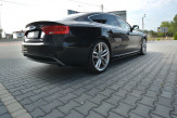 Maxton Design bočné prahové lišty AUDI A5 / A5 S-Line / S5 B8 Sportback - čierny lesklý