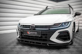 Maxton Design spoiler predného nárazníka VW Arteon R Ver.2 - čierny lesklý