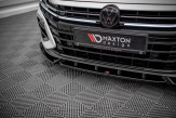 Maxton Design spoiler predného nárazníka VW Arteon R Ver.2 - čierny lesklý