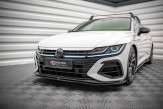 Maxton Design spoiler predného nárazníka VW Arteon R Ver.3 - čierny lesklý