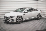 Maxton Design bočné prahové lišty VW Arteon R / R-Line po FL - čierny lesklý