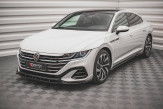 Maxton Design spoiler predného nárazníka VW Arteon R-Line po FL Ver.1 - čierny lesklý