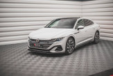 Maxton Design spoiler predného nárazníka VW Arteon R-Line po FL Ver.2 - čierny lesklý