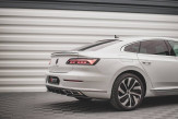 Maxton Design bočné spoilery zadného nárazníka VW Arteon R-Line po FL - čierny lesklý