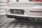 Maxton Design spoiler zadného nárazníka VW Arteon R-Line po FL - čierny lesklý