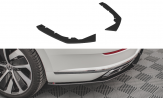 Maxton Design bočné spoilery zadného nárazníka Street Pro VW Arteon R-Line po FL - čierno červený 