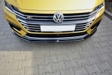 Maxton Design spoiler predného nárazníka VW Arteon R-Line pred FL Ver.1 - čierny lesklý