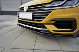 Maxton Design spoiler predného nárazníka VW Arteon R-Line pred FL Ver.3 - čierny lesklý