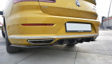 Maxton Design spoiler zadného nárazníka VW Arteon R-Line pred FL - čierny lesklý